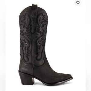 Jeffrey Campbell Dagget Boot in Black Washed